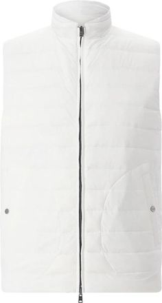 Herno Nylon Ultralight Down Reversible Vest - Heren - Bodywarmers - Wit - XL - Nylon - Jassen