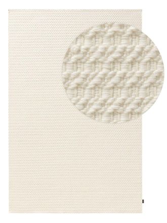 benuta Alfombra de lana crema 200x300