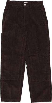 Obey Fluweel Herenbroek Bruin - Heren - Straight fit broeken - Bruin - W34 - Katoen - Broeken