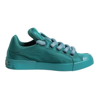 Dolce & Gabbana Sneakers, male, Green, Size: 11 US Portofino Low Top Sneakers