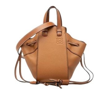 Loewe Pre-owned Bucket Bags, female, Brown, Size: ONE SIZE Pre-owned The Hammock Drawstring Satchel