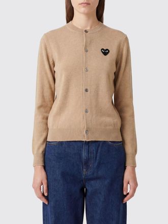 Comme Des Gar&ccedil;ons Wool Cardigan with Logo
