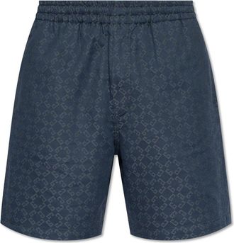 Givenchy Monogrammed Elastic-waist Shorts