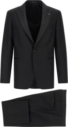 Tagliatore Napoli Tuxedo Suit - Heren - Business pakken - Zwart - 2XL - Katoen - Kostuums