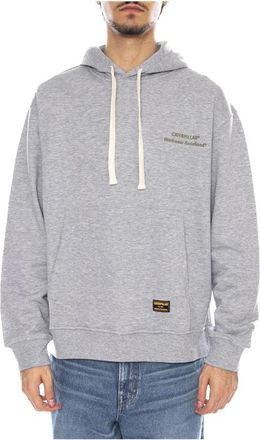 CAT Hoodies - Heren - Hoodies - Grijs - S - Katoen - Hoodies & sweatvesten