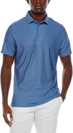 Ben Sherman Mini Stripes Tech Jersey Sports Fit Polo Shirt