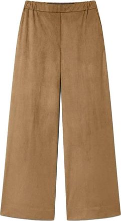 Roberto Ricci Design Wijde Broek - Dames - Broeken - Beige - Maat: 2XS Polyamide