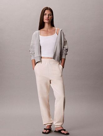 Calvin Klein Relaxte joggingbroek van badstofkatoen