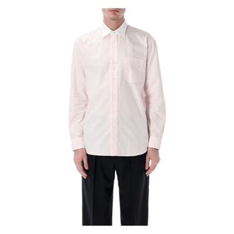 Salvatore Piccolo Casual Shirts, male, Pink, Size: 3XL Alberto Striped Shirt