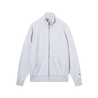 Champion Reverse Wave Full Zip - Heren - Vesten met rits - Grijs - M - Katoen - Hoodies & sweatvesten