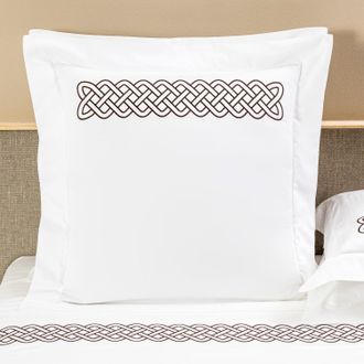 Frette Intreccio Embroidery Federa Quadrata