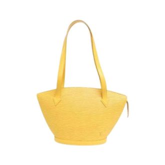Louis Vuitton Pre-owned Shoulder Bags, female, Yellow, Size: ONE SIZE Pre-owned Vintage Leather Shoulder Bag