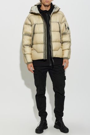 C.P. Company Hooded Jacket, Mens, Cream