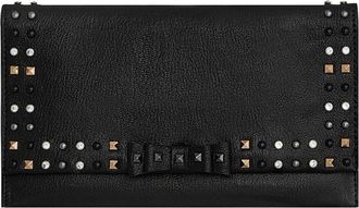 Rebecca Minkoff Bowie Studded Leather Wallet Clutch