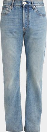Alexander McQueen Mens Francis Straight-Leg Jeans