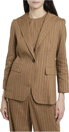 Marella Donna, Giacche, Marrone, S, new