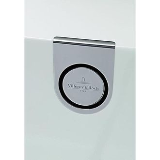Villeroy & Boch badwaste met toevoer voor oberon 2.0 chroom en wit glans