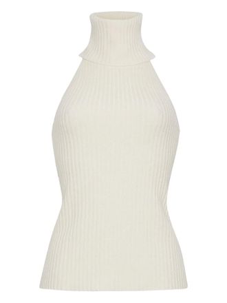 Cara Cara Samson top - women - Wool/Cashmere - M - Neutrals