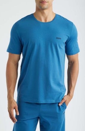 BOSS Mix Match Stretch Cotton Pajama T-Shirt in Open Blue at Nordstrom, Size Xx-Large