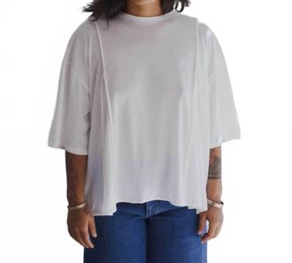 BASERANGE Mul Tee Shirt In Off White
