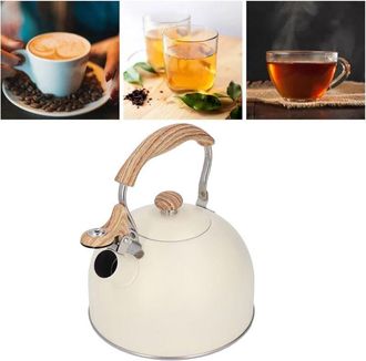 OEM Hervidor Silbante, 2,5 L, Apto Para Cocinas De Inducci&oacute;n Y Gas, Acero Inoxidable, F&aacute;cil De Limpiar - Inhhu