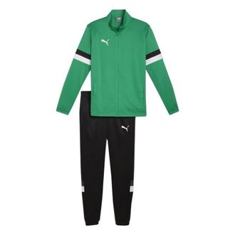 Puma Heren Team Rise Trainingspak (Zwart, Groen)