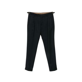Berwich Heren, Broeken, Blauw, Maat: 2XL Leer