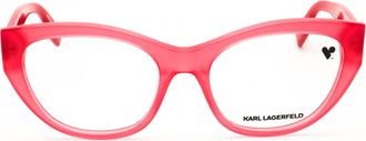 Karl Lagerfeld KL6189N Cat-Eye Acetate Eyeglasses - Coral