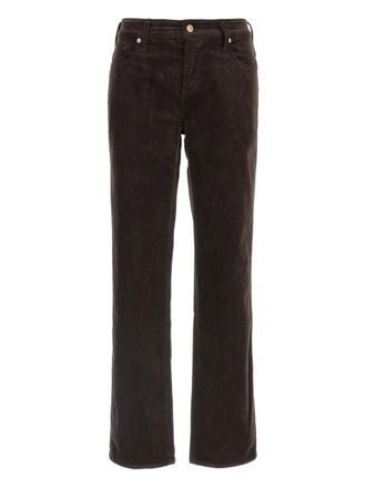 7 For All Mankind corduroy five-pocket trousers - women - Cotton/Mohair/Polyester/Elastane - 25 - Brown