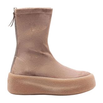 Vic Mati&eacute; Schoenen, Dames, Beige, 40 EU, Enkellaarsjes