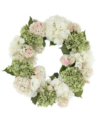 Creative Displays Inc. 23In Hydrangea Spring Wreath