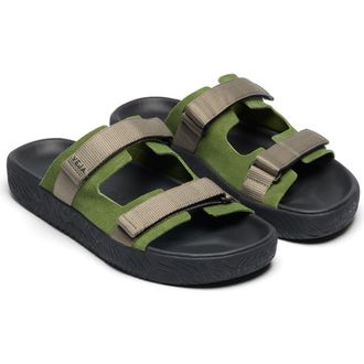 Veja Arpoador Slide Sandal in Militar Kaki Black at Nordstrom, Size 39