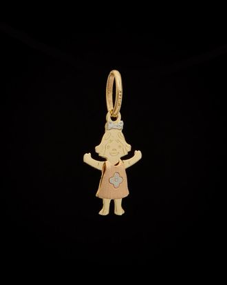 Italian Gold, Inc 14K Italian Gold Tri-Tone Girl Pendant