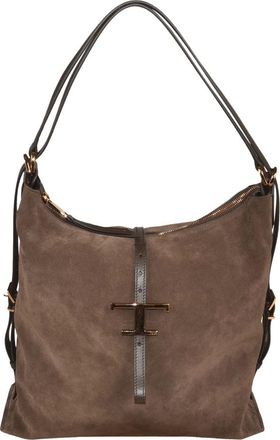 Tod's Tassen, Dames, Bruin, ONE Size, Leer, T Timeless Schoudertas
