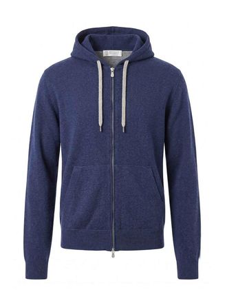 Brunello Cucinelli Cashmere Sweatshirt With Zipper