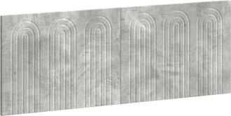 vidaXL Cabecero Montada En La Pared Alkmaar Gris Hormig&oacute;n Vidaxl