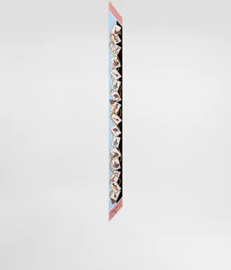 Dolce & Gabbana Perfume-print Silk Twill Bandeau 6x100 - Woman Scarves And Silks Multicolor Onesize