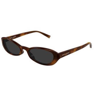 Saint Laurent 871S Zonnebril - unisex - Accessoires - Bruin - Maat: 51 MM Polyamide