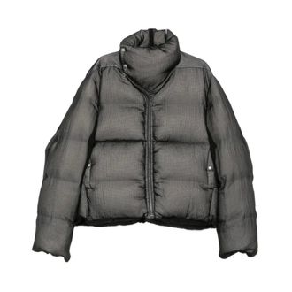 Rick Owens Turtle Donsjack - Heren - Jassen - Zwart - Maat: M Katoen