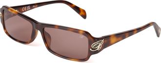 Blumarine Zonnebril Glanzend Geel Havana