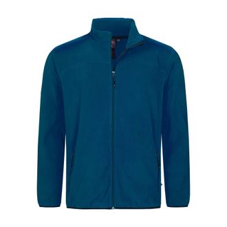 Deproc Fleecejacke DEPROC ACTIVE KIRKVALE V MEN, Herren, Gr. 5XL (62), blau (navy), 100% Polyester, bequem, gerader Abschluss mit Gummizug, Jacken Fleecejack
