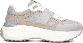 Tod's Grijze Lage Dames Sneakers - Dames - Sneakers - Grijs - 40 EU - Leer - Schoenen