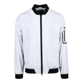 Herno Giubbotto Antivento - Heren - Bomber jackets - Wit - S - Polyester - Jassen
