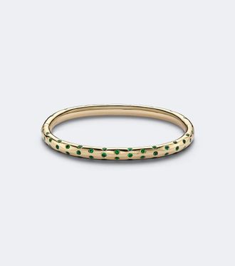 Anita Ko Pulsera Cosmo Orion de oro de 18 ct con esmeraldas