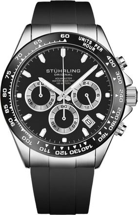 St&uuml;hrling Monaco Chronograph Quartz Black Dial Mens Watch M18212