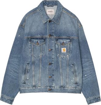 Carhartt Work in Progress Denim Jacket - Heren - Spijkerjassen - Blauw - XL - Denim - Jassen