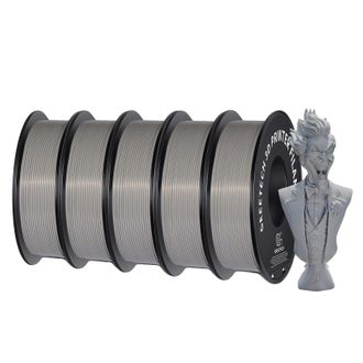 OEM Filamento Per Stampante 3d, Materiale Pla, Compatibilit&agrave; Versatile, Grigio