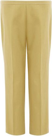Lardini Cotton Chino Broek - Dames - Straight fit broeken - Geel - M - Katoen - Broeken