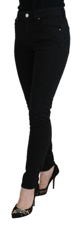 Dolce & Gabbana High-Waist Denim Jeans - Black