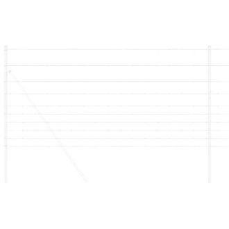 Berkfield Home Modern Field Fence 1.2x50 m Galvanised Steel in Silver
